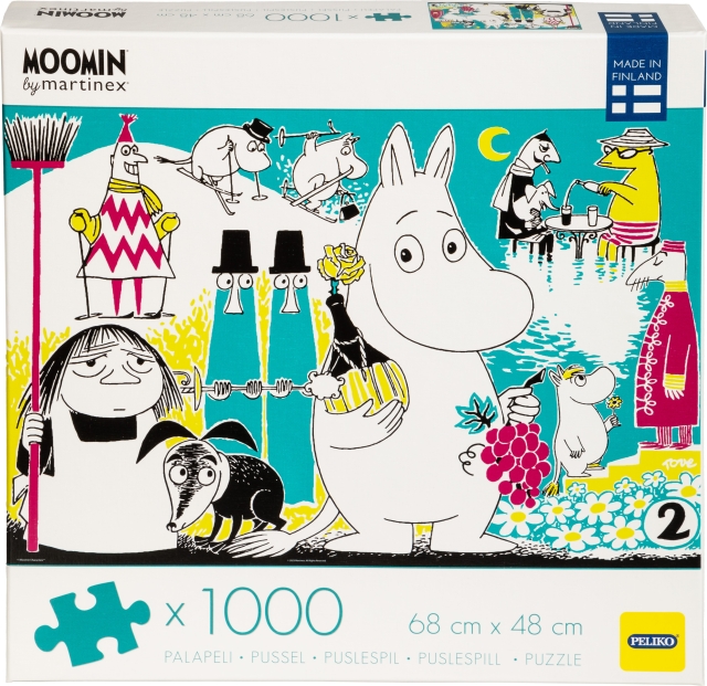 Peliko Mumin Comic Book Cover 2 puslespill, 1000 brikker