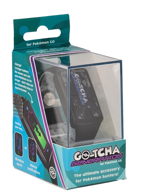 Datel Go-tcha Generation for Pokémon Go-armbånd, svart/grå