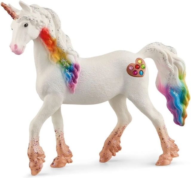 Schleich Bayala 70726 Rainbow Unicorn, hoppe
