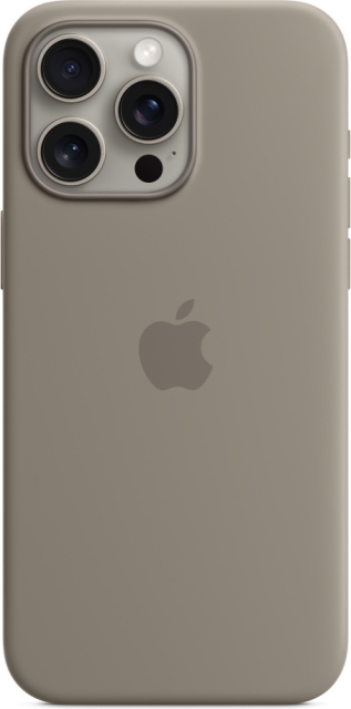 Apple iPhone 15 Pro Max silikonetui med MagSafe, brun