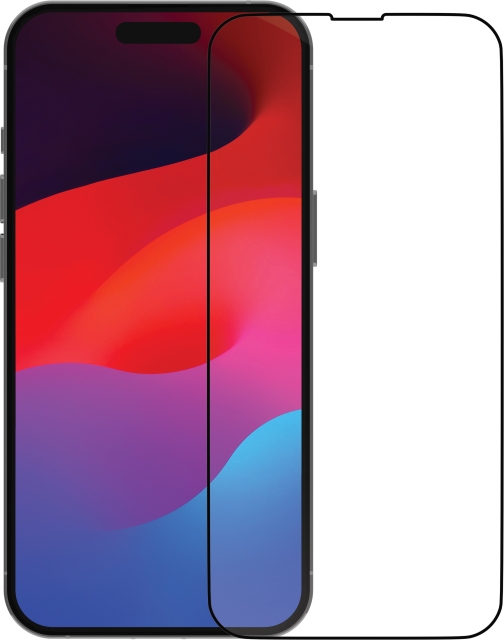 Dbramante1928 Eco-Shield skjermbeskytter, iPhone 15 Pro Max, svarte kanter