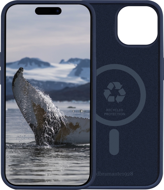 Dbramante1928 Monaco beskyttelsesveske, iPhone 15, Pacific Blue