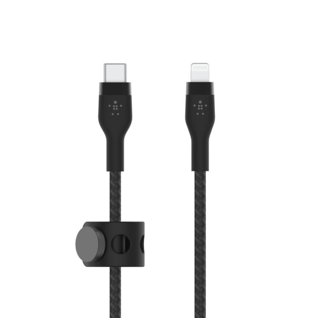 Belkin BOOST CHARGE USB-C til LTG Flettet silikon, 2 m, svart