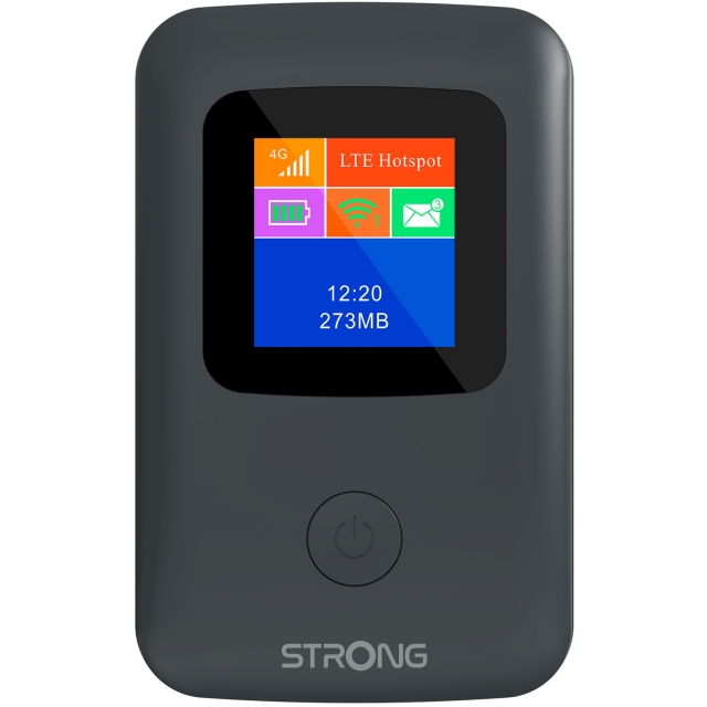 Strong 4G MiFi Hotspot WiFi 150 Mbit/s med skjerm