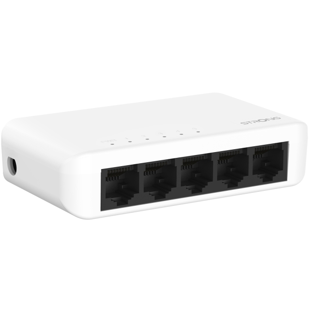 Strong gigabit-svitsj med 5 porter Hvit