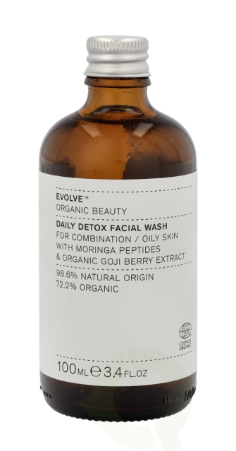 Evolve Beauty Evolve Daily Detox Facial Wash 100 ml for kombinert/fettet hud