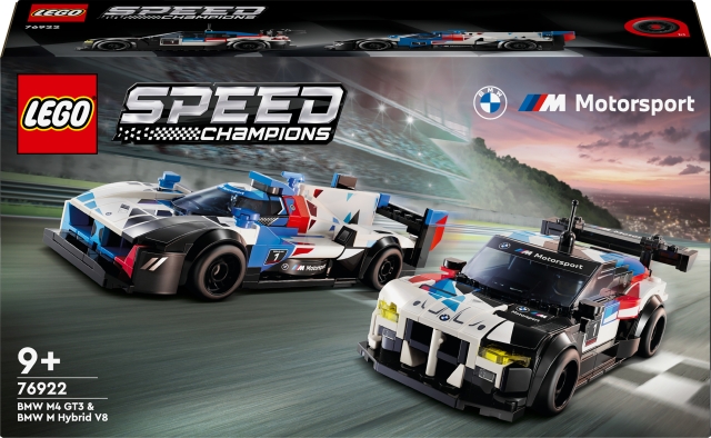 Lego Speed Champions 76922 - BMW M4 GT3 og BMW M Hybrid V8 Racerbiler