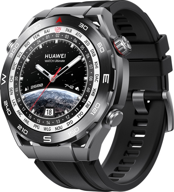 Huawei Watch Ultimate - Smartklokke, 48,5 mm, svart