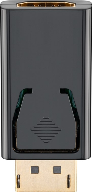 Goobay DisplayPort™/HDMI™-adapter 1.1, gullbelagt DisplayPort™-plugg > HDMI™-kontakt (type A)