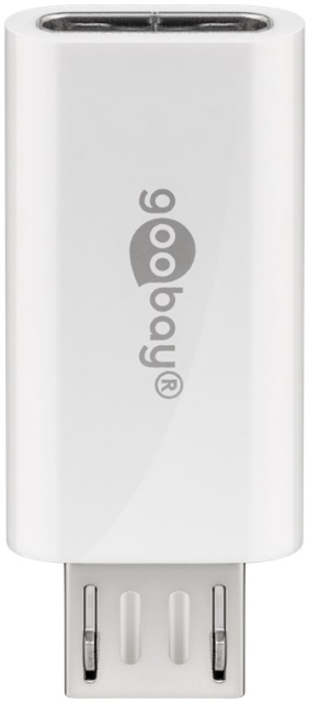 Goobay Micro-USB/USB-C™ USB OTG Hi-Speed-adapter for tilkobling av ladekabler USB-C™-kontakt > USB 2.0 mikroplugg (type B)