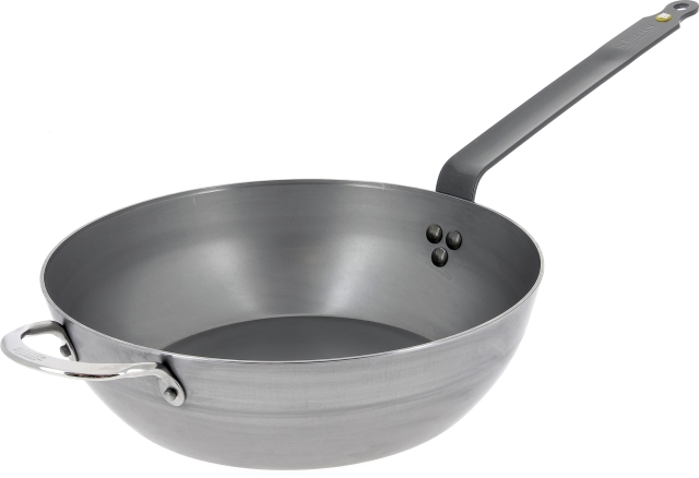 De Buyer Mineral B Element stekepanne "rustikk", karbonstål, 32 cm