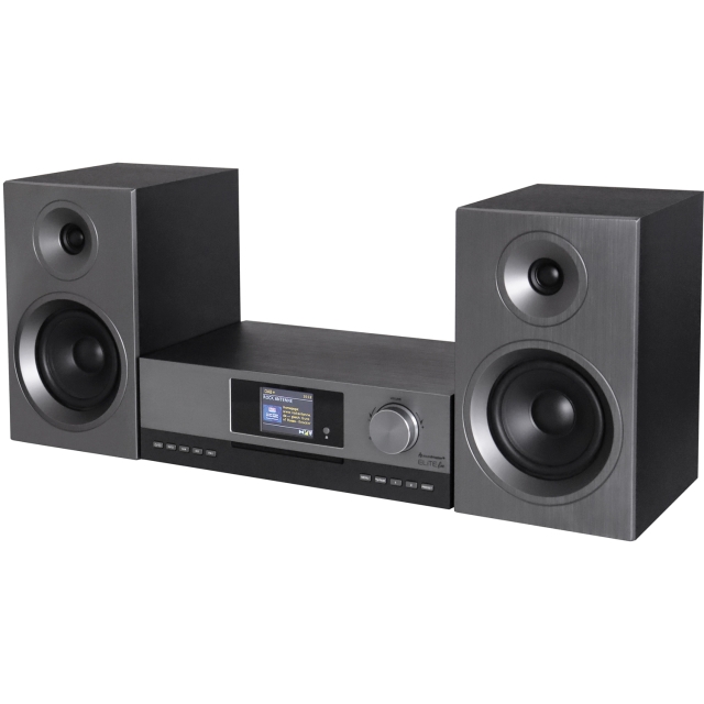Soundmaster Stereo HiFi musikksenter ICD5000SW med WLAN internett/DAB+/FM-radio, CD/MP3, USB, Bluetooth®, APP-kontroll