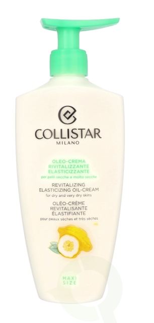 Collistar Revitaliserende elastisk oljekrem 400 ml