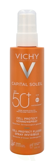 Vichy Capital Soleil Cell Protect Water Fluid Spray SPF50+ 200 ml