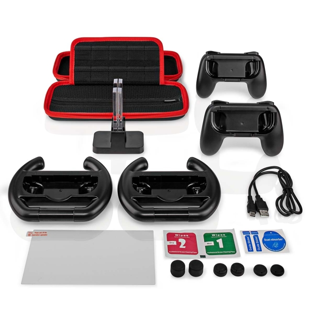 Nedis Gaming startsett | Kompatibel med: Nintendo Switch (OLED) | 13-in-1