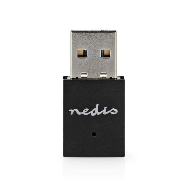 Nedis Network Dongle | Wi-Fi | N300 | 2.4 GHz | USB2.0 | Wi-Fi hastighet totalt: 300 Mbps | Windows 10 / Windows 11 / Windows 8