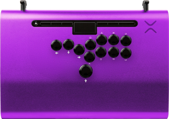 PDP Gaming Victrix Pro FS-12 Arcade Fight Stick - spillkontroller, lilla, PS4 / PS5 / PC