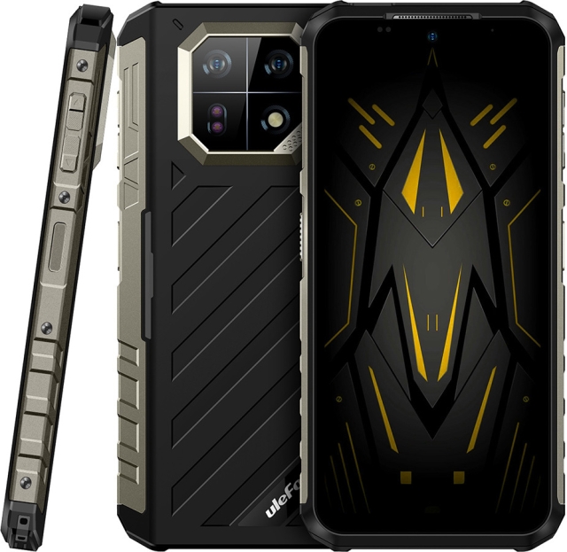 Ulefone Armor 22-telefon, 256/8 GB, svart/oransje