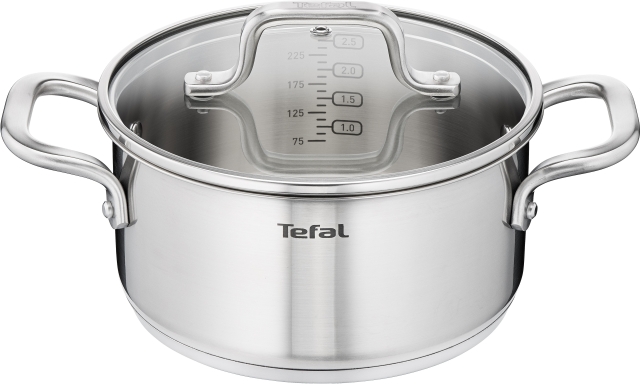 Tefal Virtuoso gryte, 20 cm / 3 L, rustfritt stål
