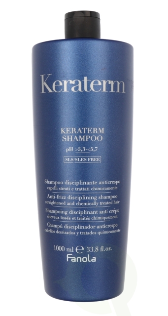Fanola Keraterm Hair Ritual Anti-Frizz Shampoo 1000 ml SLA / SLES Free