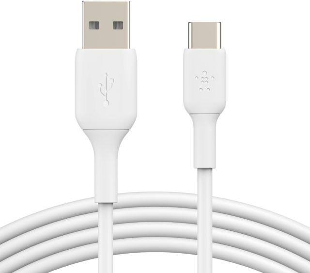 Belkin BOOST CHARGE™ USB-A til USB-C-kabel, 0,15 m, hvit
