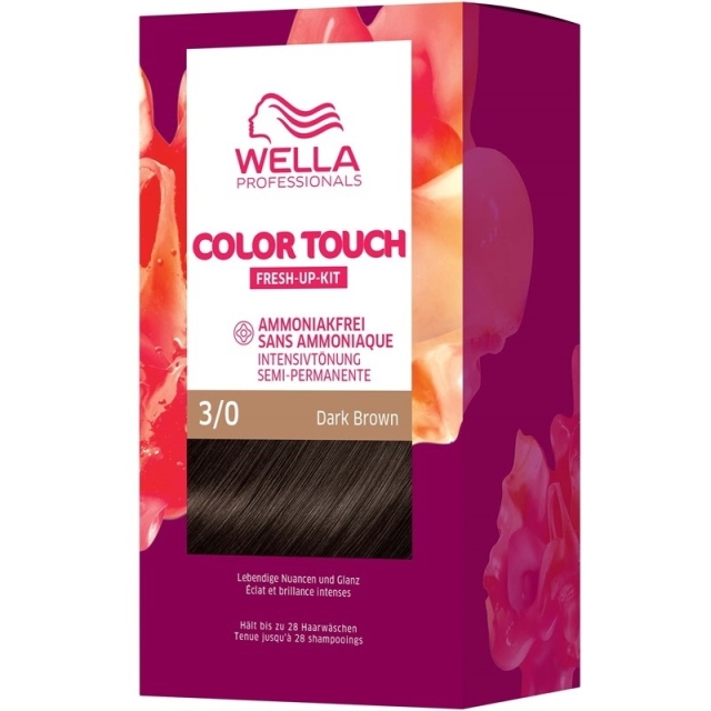 WELLA Color Touch Pure Naturals 3/0 Mørk Brun
