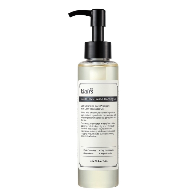 Klairs Gentle Black Fresh Cleansing Oil 150 ml