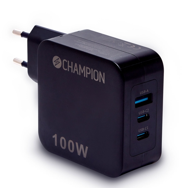 Champion Lader 100W PD / QC Svart