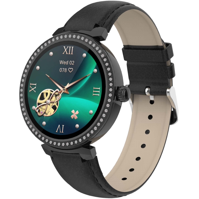 Denver SWC-342B Bluetooth SmartWatch med puls- og oksygenmåler