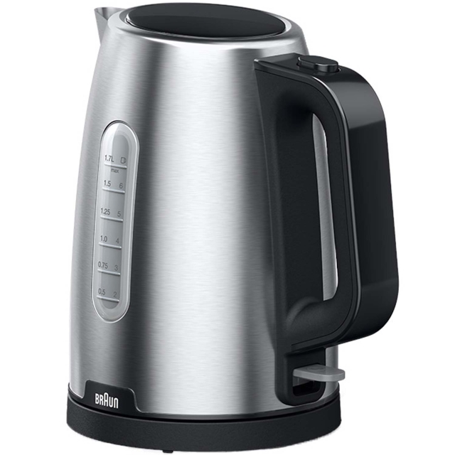 Braun Vannkoker WK1500BK PurShine 1,7 liter rustfritt stål