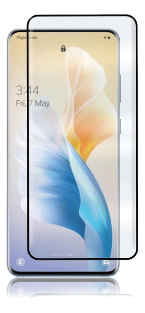 Panzer Samsung Galaxy S22 Ultra Curved Glass, svart