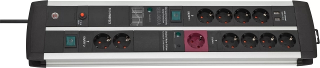 Brennenstuhl Premium-Protect-Line 120.000A automatisk overspenningsvern 3m