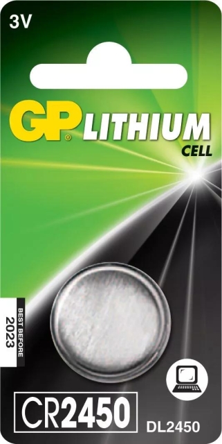 GP CR2450 litium-mynt, 1 pakke (B)