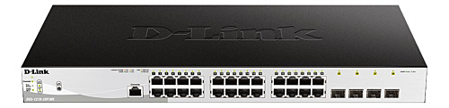 D-Link 28-port Gigabit PoE Metro Ethernet-svitsj