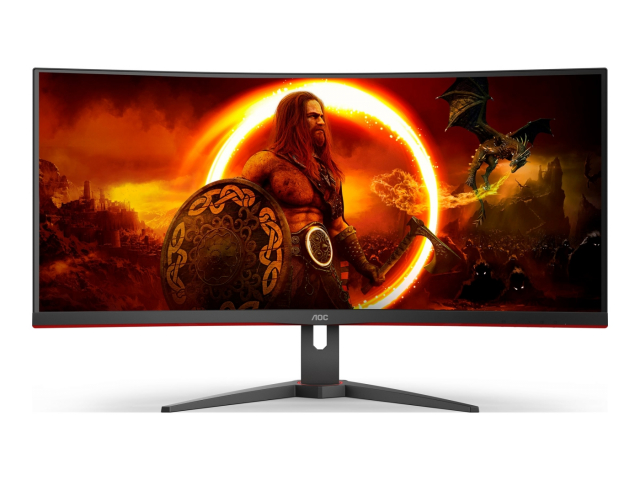 AOC Spillmonitor CU34G2XE/BK 34" - 3440 x 1440 (UltraWide) HDMI DisplayPort 144 Hz