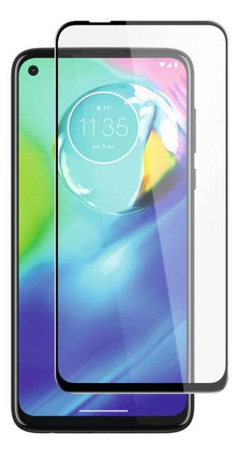 Panzer Motorola Moto G8 Power, Full-Fit Glass, svart