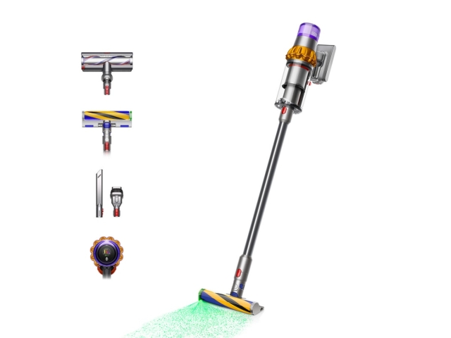 Dyson V15 Detect Absolute Yellow/Nickel (2023) støvsuger/håndstøvsuger