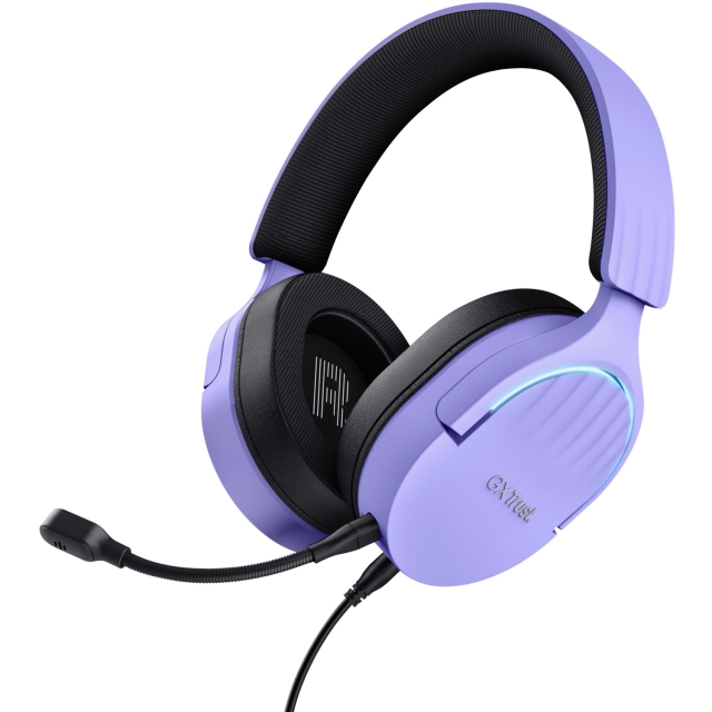 Trust GXT 490P Fayzo 7.1 USB Gaming-hodesett Eco Purple