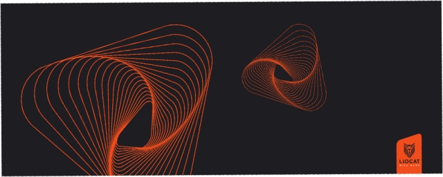 Liocat PD 684 XXXL - musematte for gaming, svart