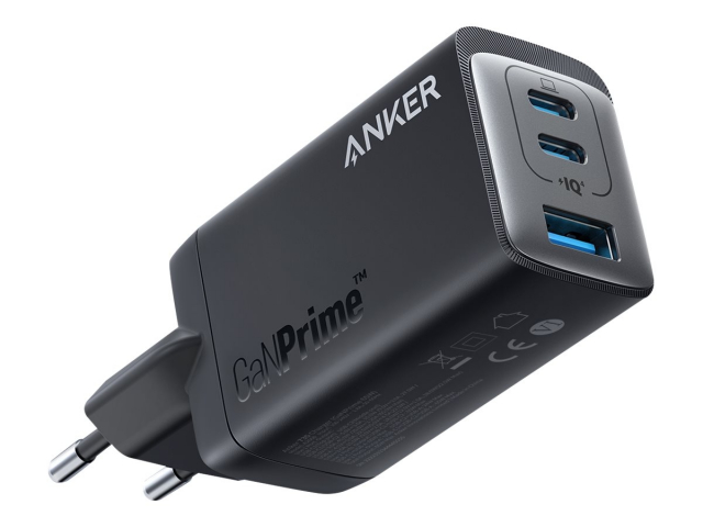 Anker Strømadapter 65Watt Power 2-polet