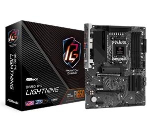 ASROCK B650 PG Lightning-hovedkort - AMD B650 - AMD AM5-socket - DDR5 RAM - ATX