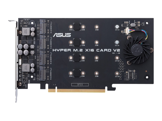 Asus HYPER M.2 X16 CARD V2-grensesnittadapter