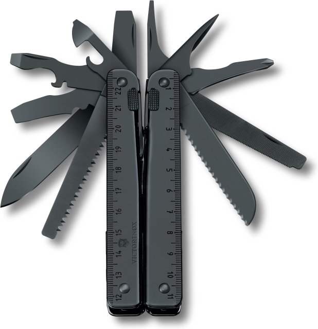 Victorinox SwissTool Burnished multifunksjonsverktøy, svart