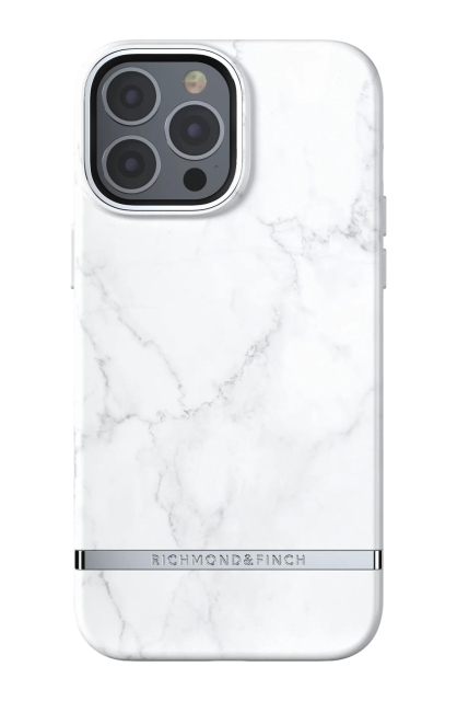 Richmond & Finch iPhone 13 Pro Max Freedom-etui, hvit marmor