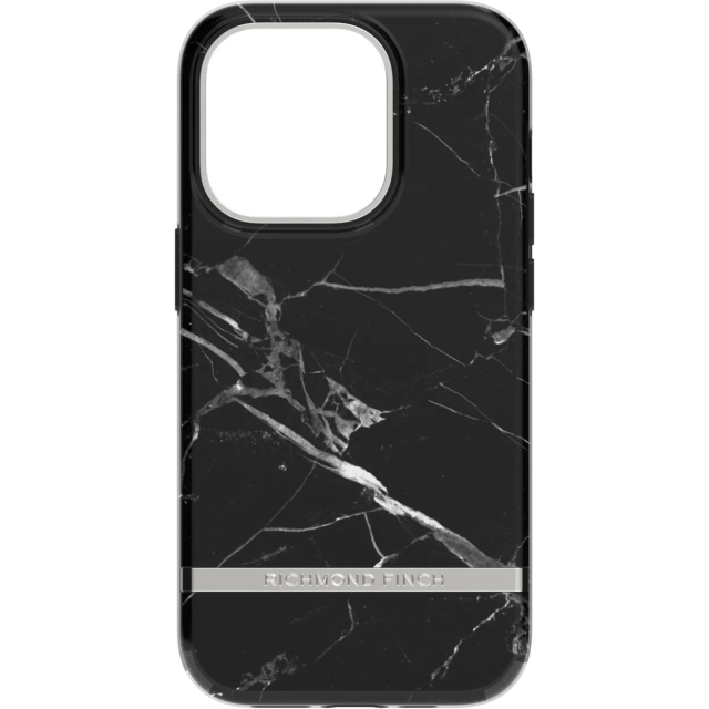 Richmond & Finch iPhone 14 Pro-etui, svart marmor