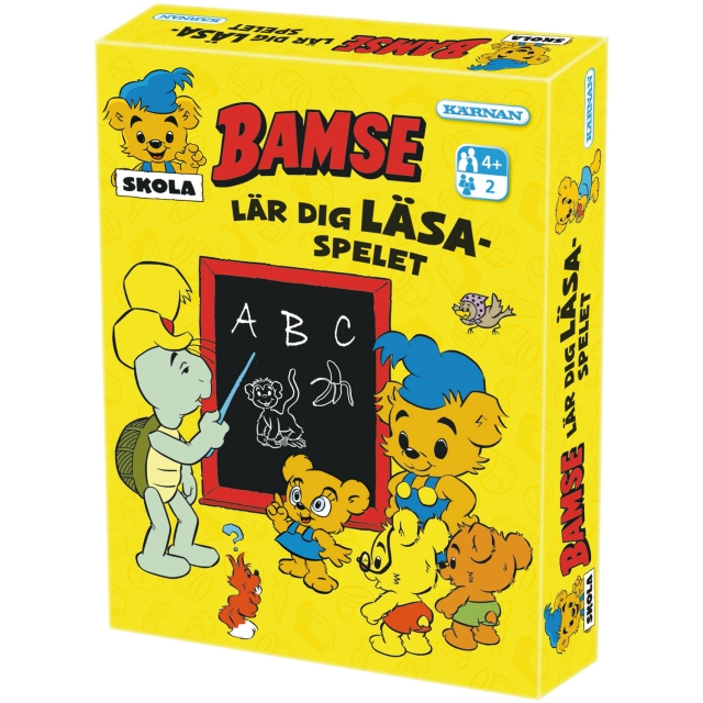 Kärnan Lær å lese-spill med bamsen