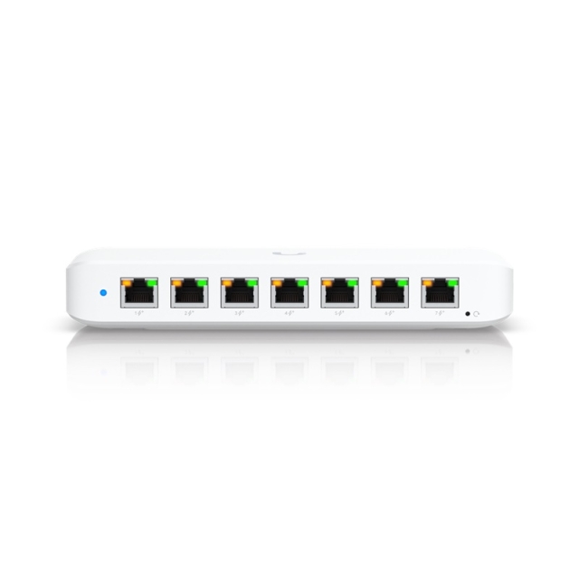 Ubiquiti UniFi Switch Ultra 210W Switch 8-ports Gigabit Ethernet PoE++ med 8 porter