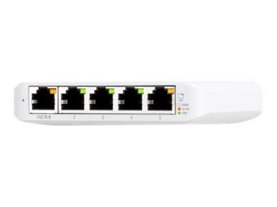 Ubiquiti UniFi Switch USW Flex Mini Switch 5-porter Gigabit PoE+