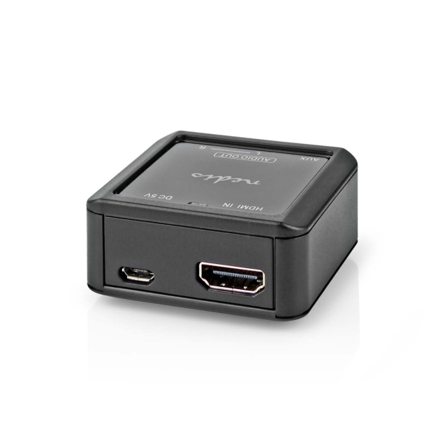Nedis Digital Audio Converter | 1-veis | Inngang for lyd-/video-/datatilkoblinger: HDMI™ Input | Utgang for lyd-/video-/datatilkoblinger: 1x 3.5 mm / 2x (2x RCA Female) | Automatisk | Antrasitt