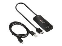 Club 3D Videokabelpakke DisplayPort / HDMI / USB Svart